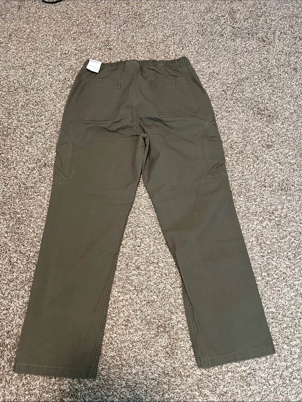 Jordan Men's Olive Green Cargo Pants with Utility Pockets
